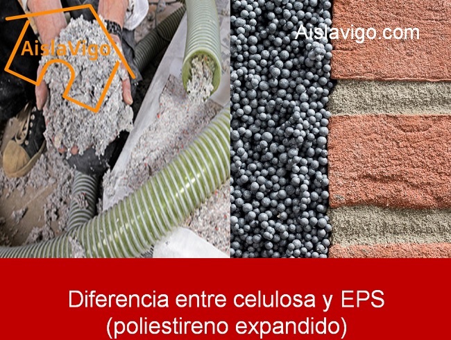 Diferencia entre celulosa y EPS (poliestireno expandido)