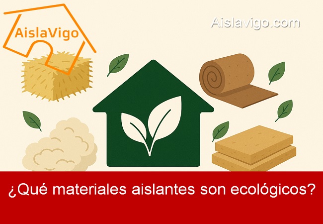 qué materiales aislantes son ecológicos