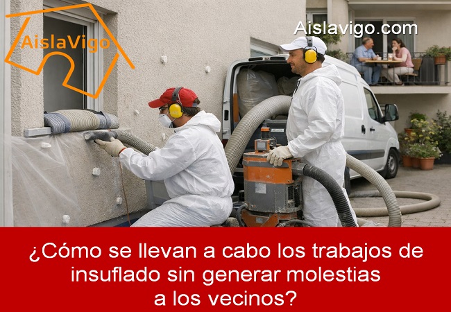 Cómo se llevan a cabo los trabajos de insuflado sin generar molestias a los vecinos