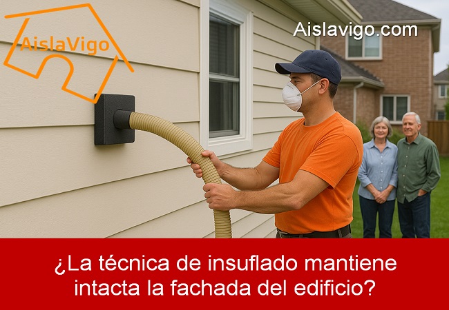 La técnica de insuflado mantiene intacta la fachada del edificio