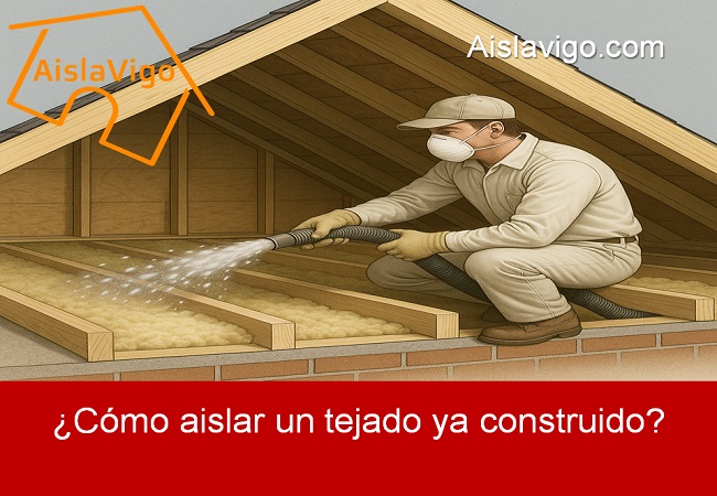 cómo aislar un tejado ya construido