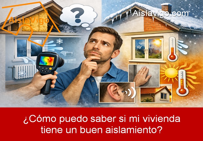 como puedo saber si mi vivienda tiene un buen aislamiento