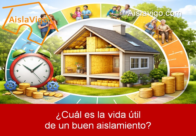 cuál es la vida útil de un buen aislamiento térmico