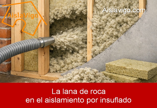 La lana de roca para el aislamiento por insuflado