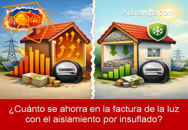 Cuánto se ahorra en la factura de la luz con aislamiento por insuflado