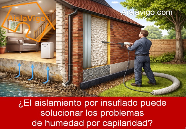 el aislamiento por insuflado puede solucionar los problemas de humedad por capilaridad