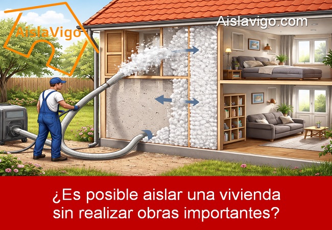 Es posible aislar una vivienda sin realizar obras importantes