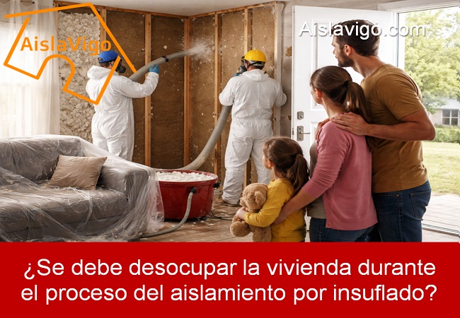 Se debe desocupar la vivienda durante el proceso del aislamiento por insuflado