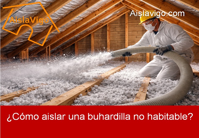 cómo aislar una buhardilla no habitable