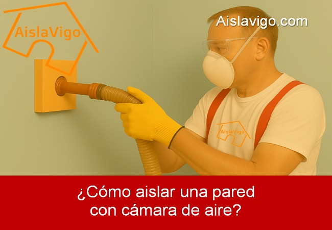 cómo aislar una pared con cámara de aire