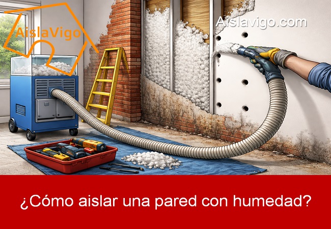cómo aislar una pared con humedad
