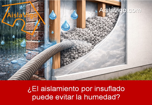¿El aislamiento por insuflado puede evitar la humedad?