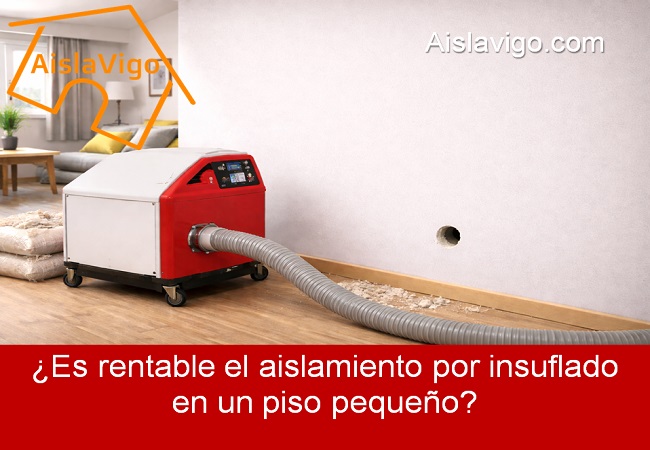 Es rentable el aislamiento por insuflado en pisos pequeños