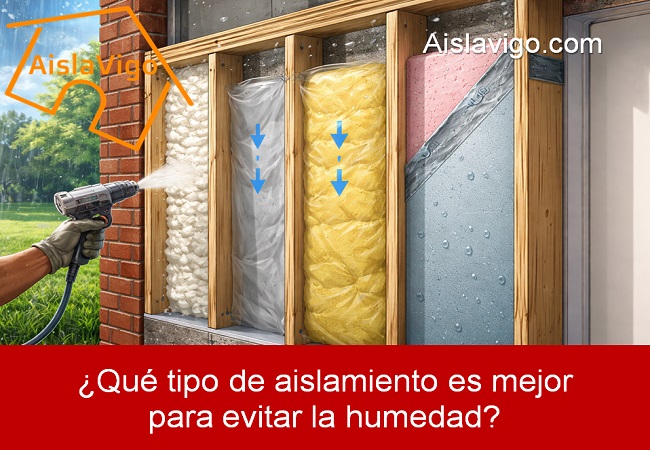 qué tipo de aislamiento es mejor para evitar la humedad
